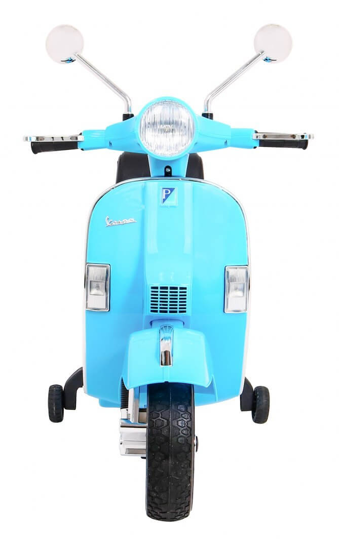 Scuter Electric Vespa PX150 12V Albastru | Autokids - imagine 5