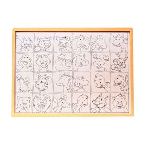 Puzzle lemn Fakopancs 24 piese - Joc educativ - imagine 2