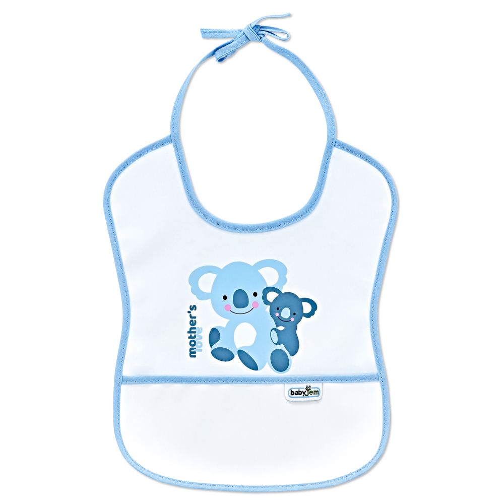 Baveta Impermeabilă BabyJem Small Blue, Albastră