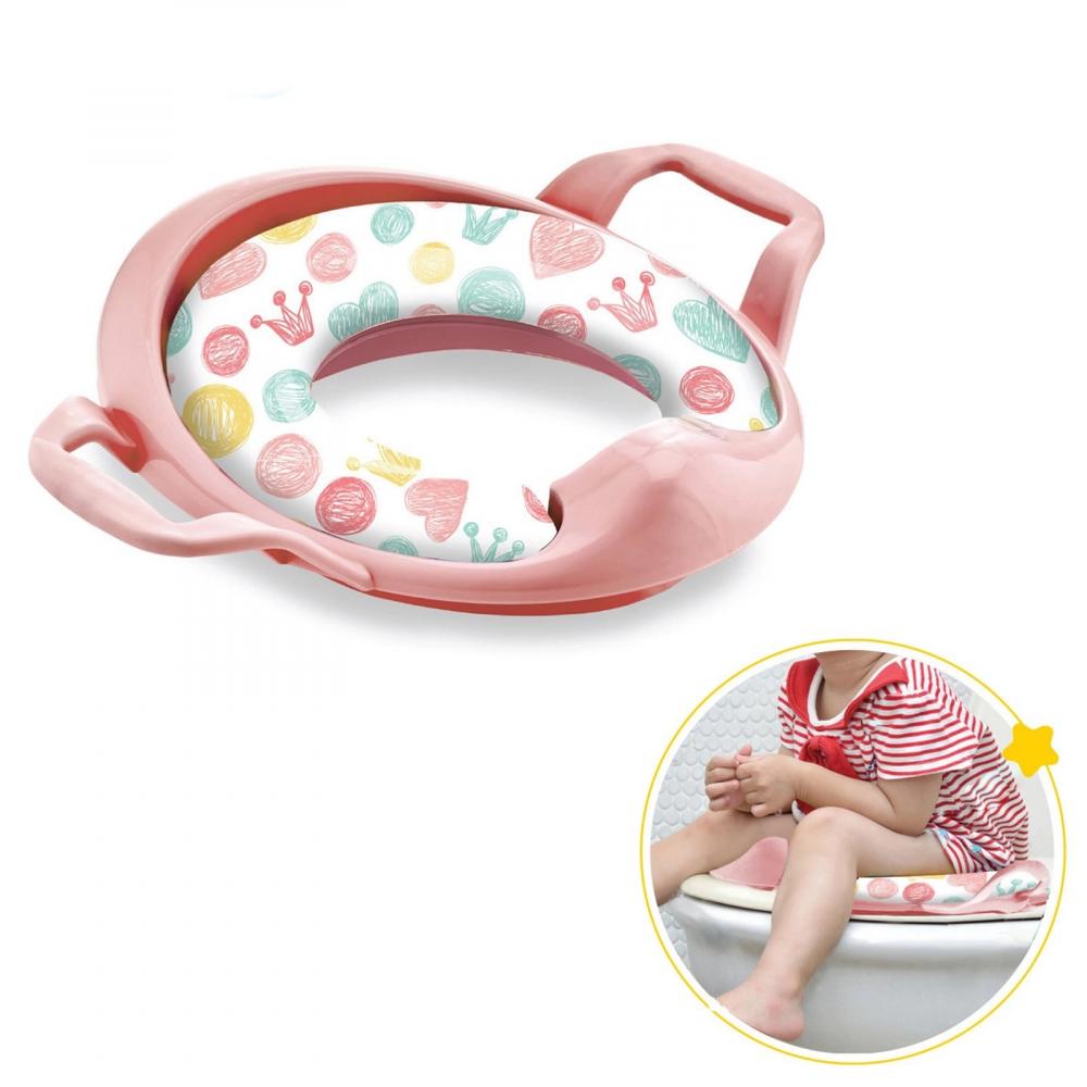 Reductor Moale BabyJem Princess Pink | Antrenament Ușor - imagine 2