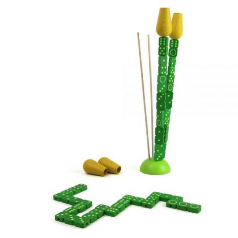 Domino Tulips Milaniwood - Joc Educativ din Lemn - imagine 6
