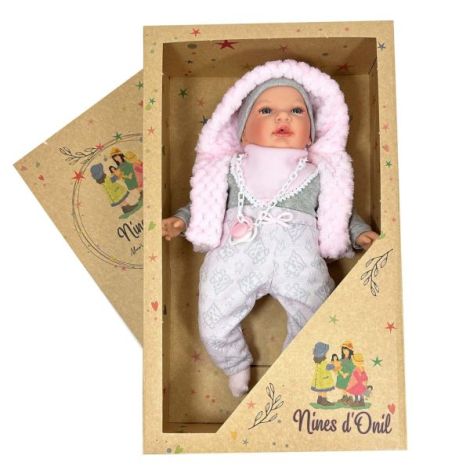 Papusa Nines D'Onil Snow cu sunete si miros vanilie - imagine 3