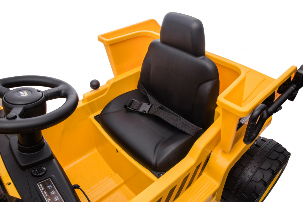 Camion Electric CAT Caterpillar 12V cu Remorca - imagine 8