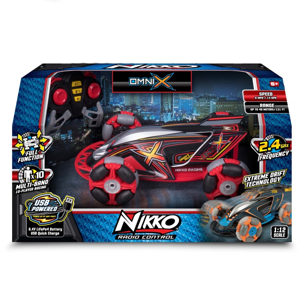 Nikko OmniX Extreme Drift 1:12, Rosu