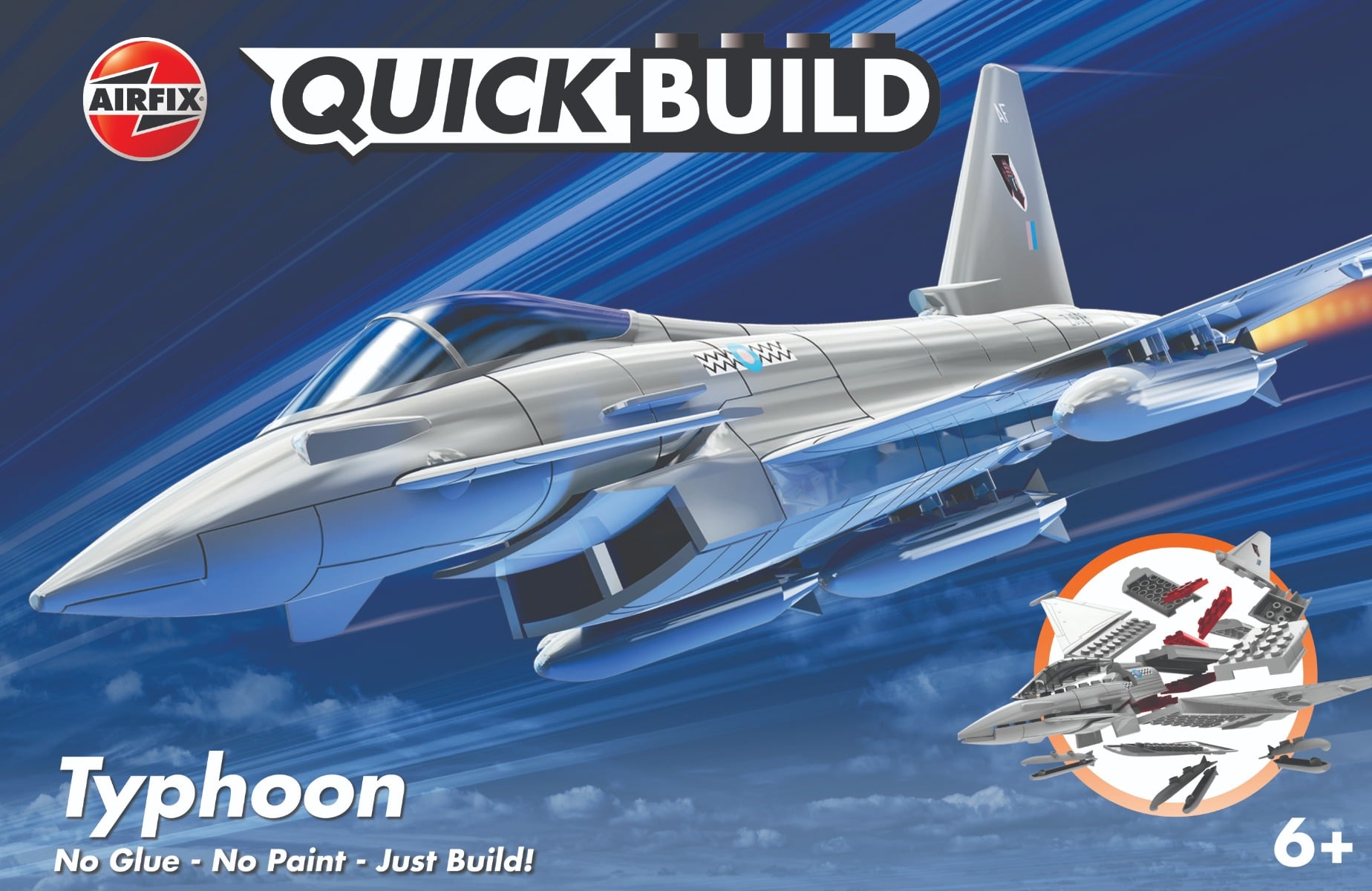 Set Constructie Airfix Eurofighter, 27 Piese