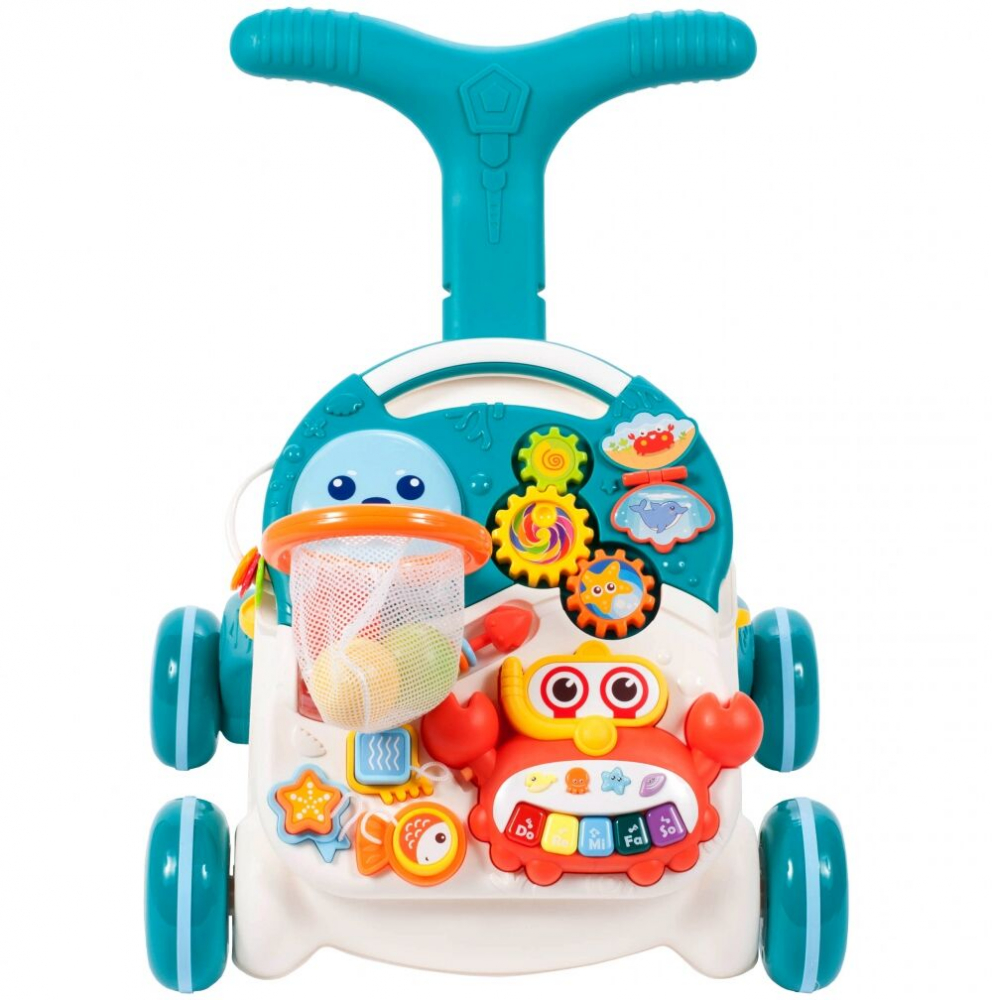 Antepremergator Malplay 2in1 cu Pian și Activități - imagine 2
