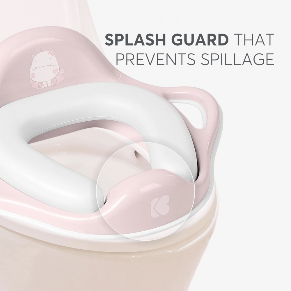 Reductor toaletă KikkaBoo Soft Hippo Pink