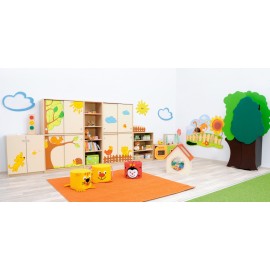 Set Mobilier Lumea Animalelor Moje Bambino