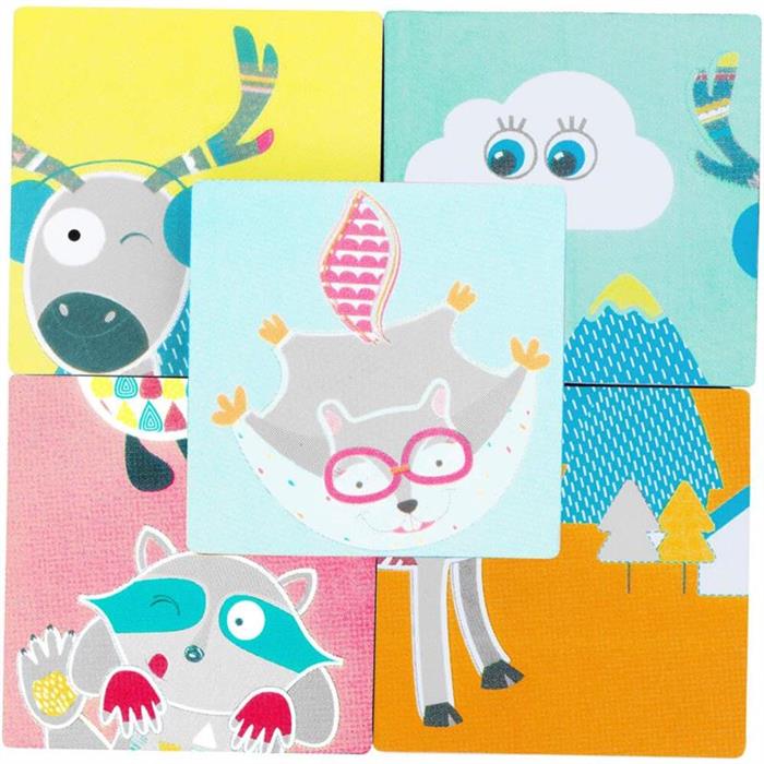 Badabulle Puzzle baie 9 piese - Jucarie educativa - imagine 5