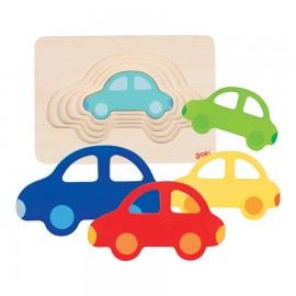 Puzzle Stratificat Masinute Goki - Educational