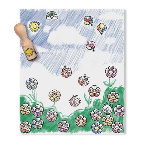 Set Stampile Melissa & Doug Happy Handle Deluxe | Creativitate - imagine 2