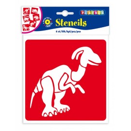 Set 6 Sabloane Dinozauri Playbox pentru Creativitate
