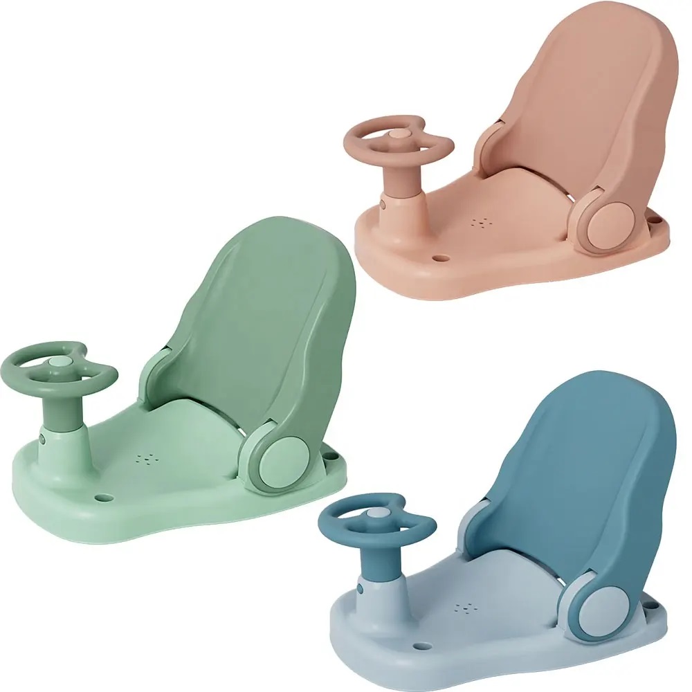 Scaun baie Little Mom Car Pink - Pliabil - imagine 9