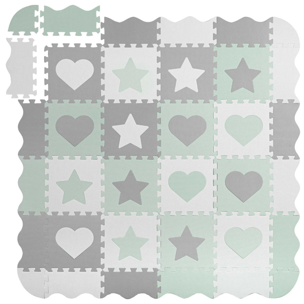 Covoras Puzzle Ricokids EVA 151x151 cm GriMenta - imagine 4