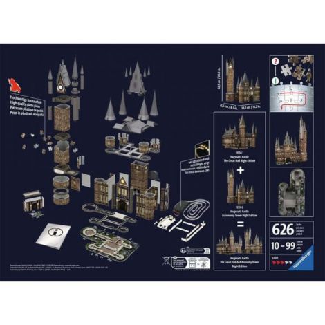 Ravensburger Puzzle 3D Harry Potter LED - imagine 3