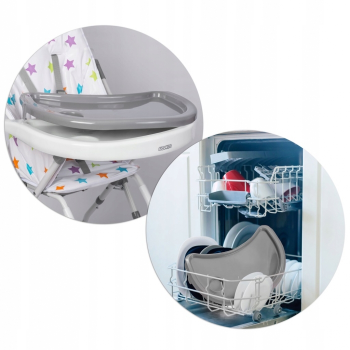 Scaun de masa Ricokids Eldo Gri, Stele