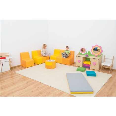 Mobilier Spuma Sunny 4 Piese | Moje Bambino Sigur - imagine 3