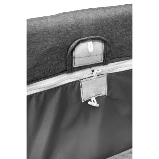 Patut Pliabil Caretero Basic Plus Graphite, 2 Nivele - imagine 2