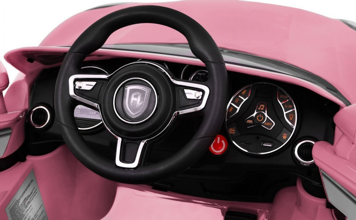 Masinuta Electrica Turbo-S Roz | Autokids - imagine 7