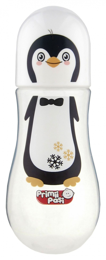 Biberon Primii Pasi 275ml Pinguin 0-3 luni