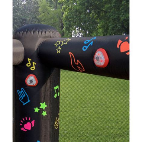 Spațiu Gonflabil Kidz Rock Happy Hop cu Tobogan - imagine 3