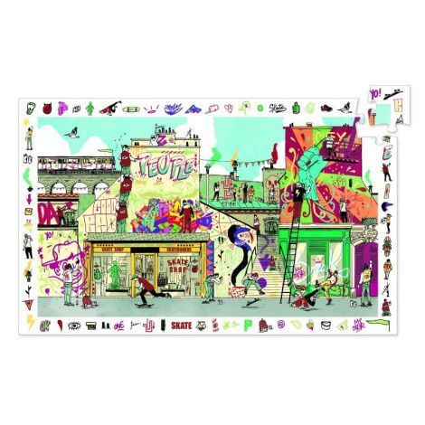 Puzzle Djeco Street Art, 200 piese