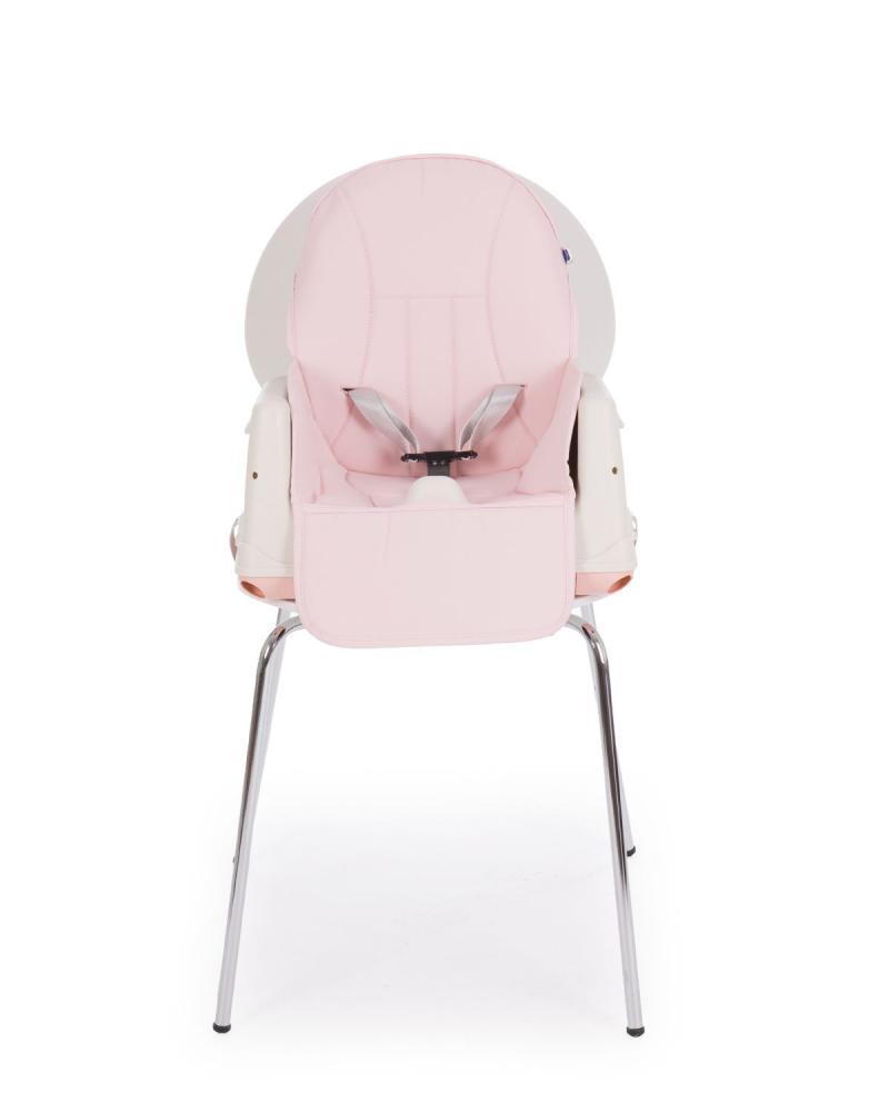 Scaun de masa KikkaBoo 3in1 Creamy Pink, Reglabil - imagine 2