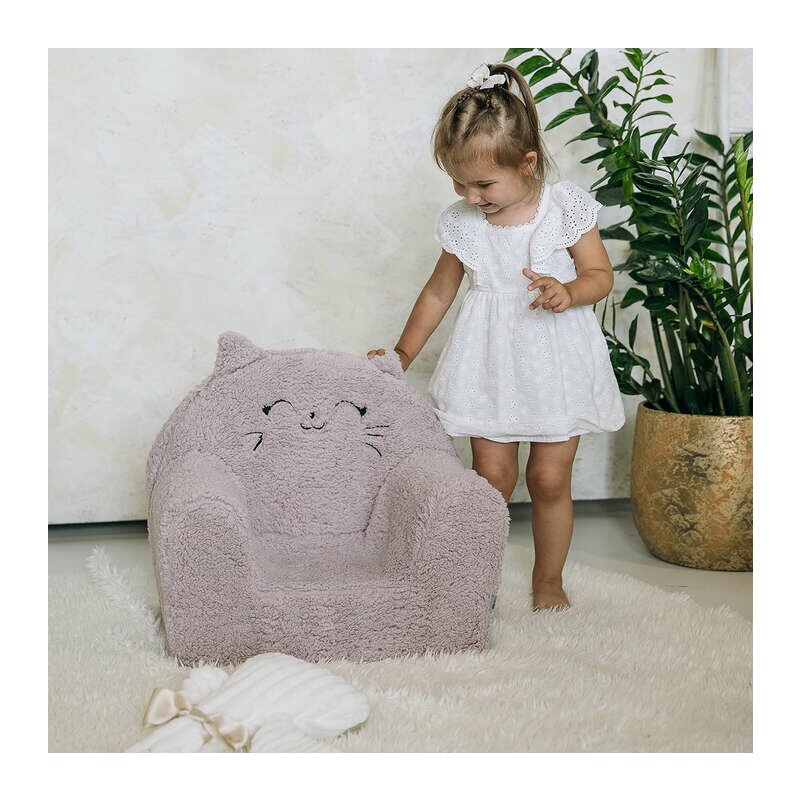 Fotoliu Bubaba Cozy Kitty Pink - Confort Maxim - imagine 3