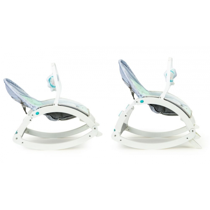 Fotoliu balansoar 3in1 Ecotoys cu vibrații - imagine 5