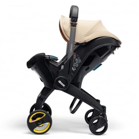 Scoica Auto Doona i Sahara Sand 2 in 1 i-Size - imagine 2