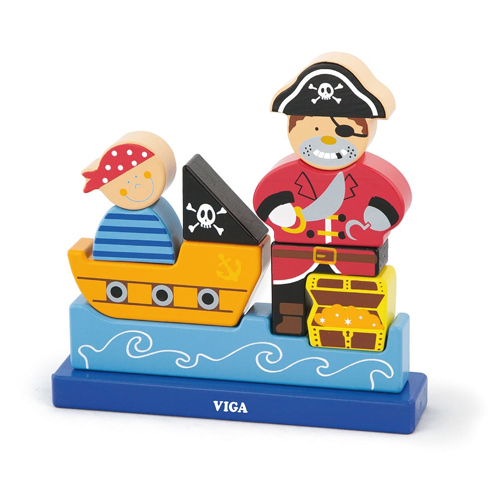 Puzzle Magnetic Viga Piratul - Jucărie Educativă