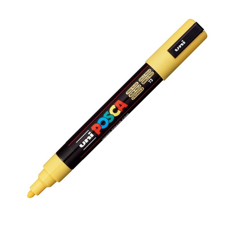 Marker UNI PC-5M Posca, vârf mediu, galben pai