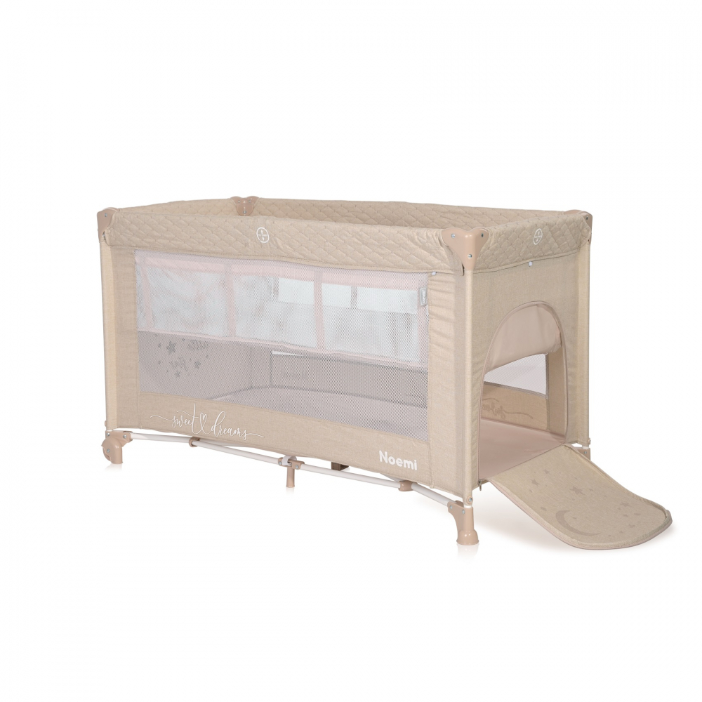 Patut Lorelli Noemi Pliabil, 2 Nivele, Beige - imagine 3