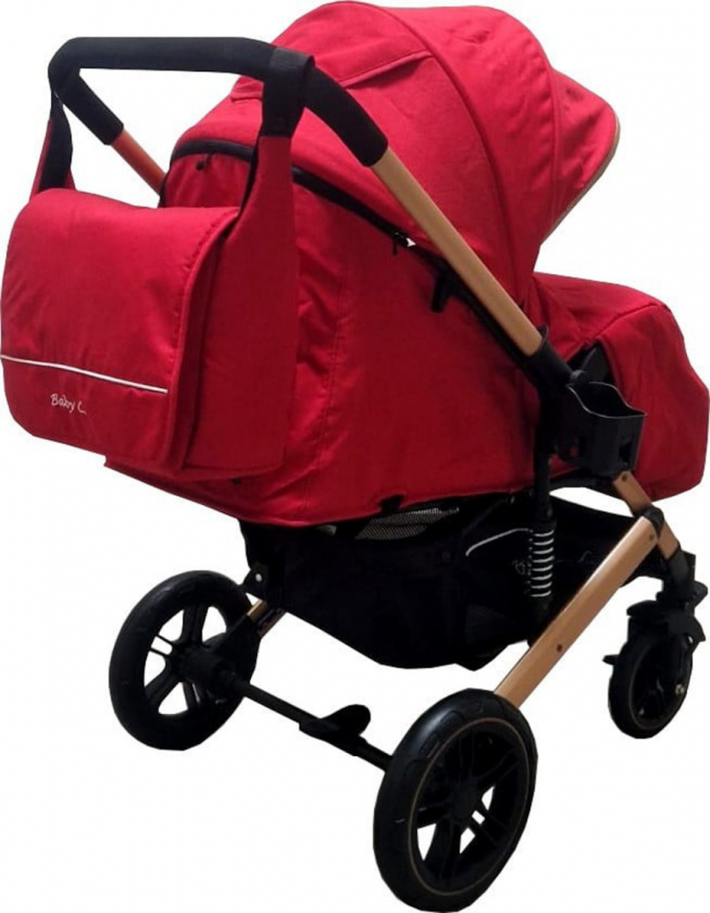 Baby Care Pro 512 Rosu - Carucior Premium - imagine 4