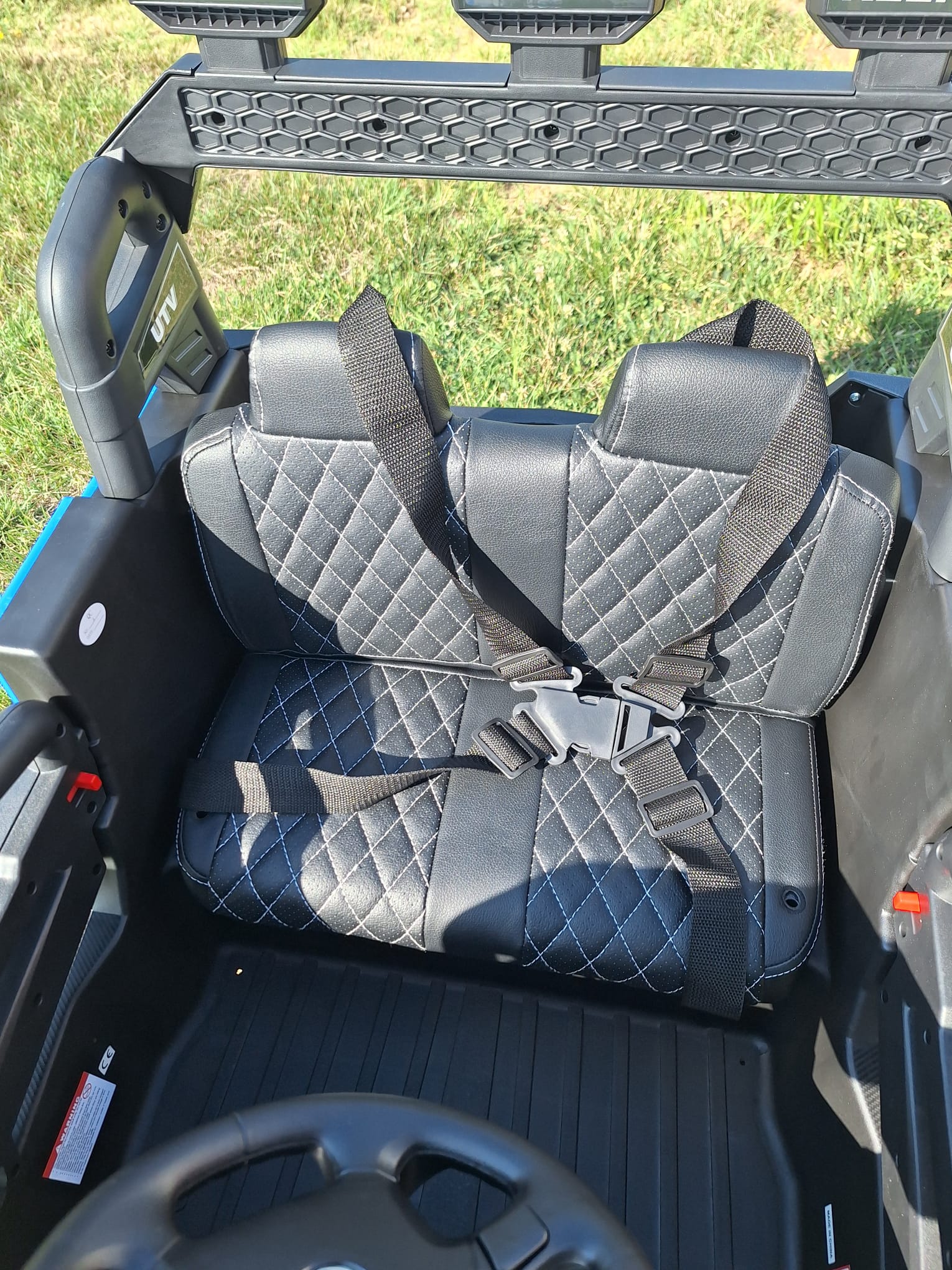 UTV Turbo RZR 4x4 12V Albastru | Autokids - imagine 8