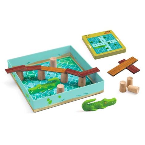 Podul Crocodilului Djeco | Joc Logica 5-99 ani - imagine 2