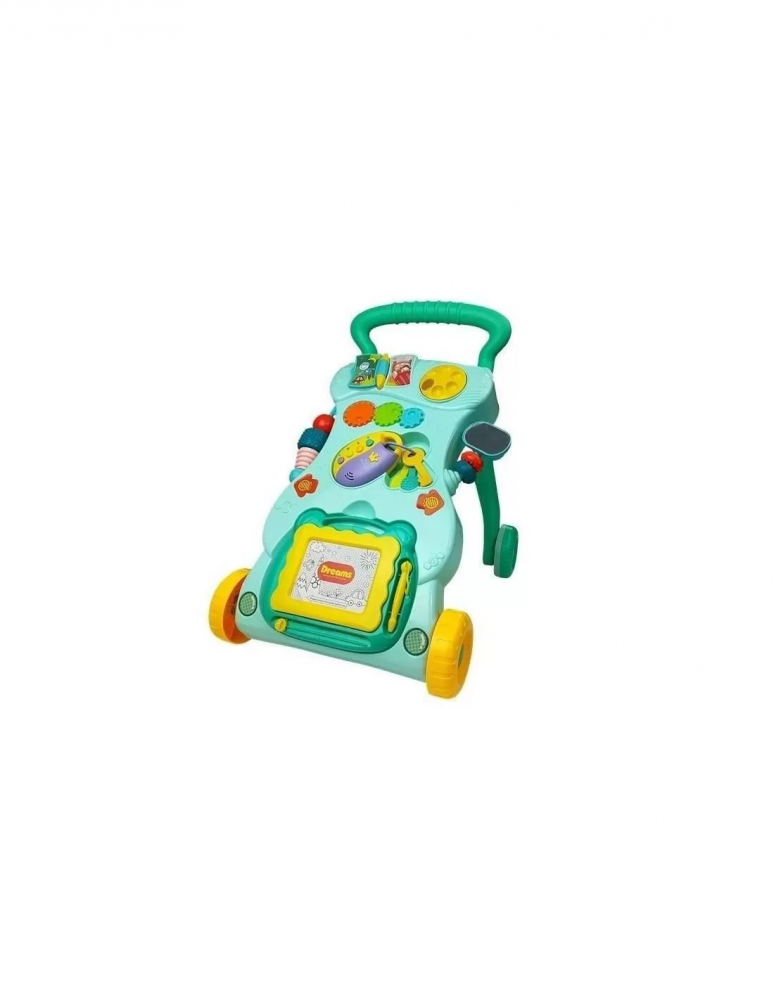 Antepremergator Turcoaz cu Activitati LeanToys - imagine 2
