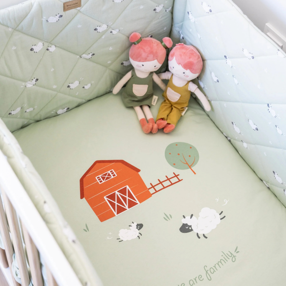 Set Pătuț Bonjourbébé 60x120 Bumbac Premium - imagine 3