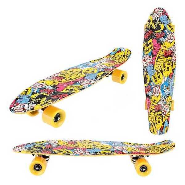 Skateboard Graffiti Skull 60cm Toi-Toys - imagine 2