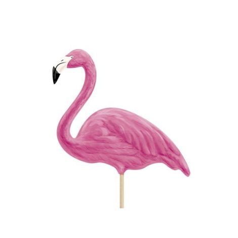 Decoratiuni Flamingo Party Deco 6buc - imagine 2
