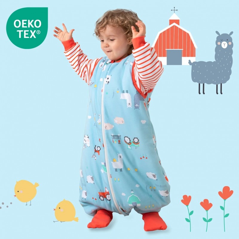Sac dormit Slumbersac cu mâneci detasabile Farmyard - imagine 2