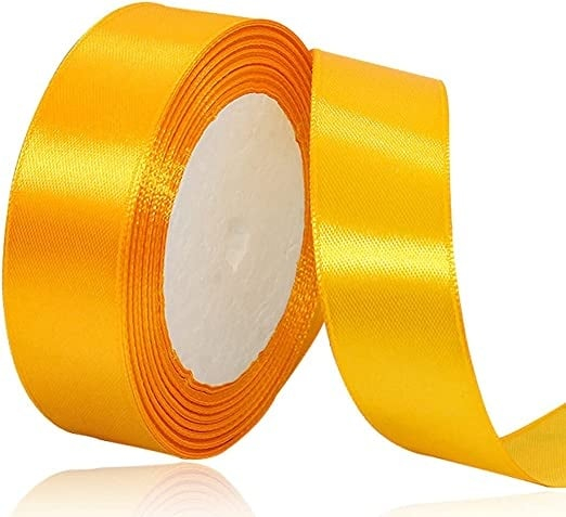 Panglică Satin Amacs Galben Auriu 22.5m