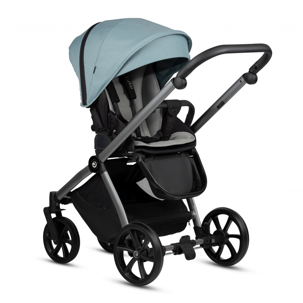 Carucior 2in1 Tutis Mio 3+ Turquoise Premium - imagine 7