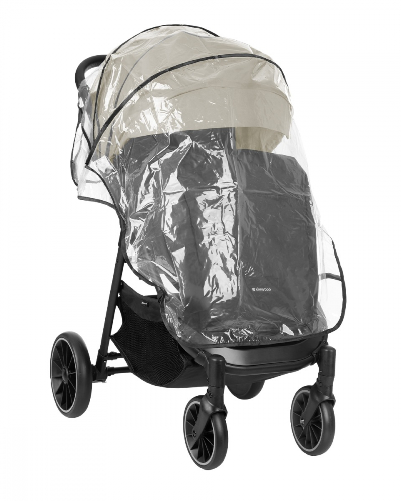 Carucior KikkaBoo Sarah Beige, 0-48 luni, Suspensii - imagine 5