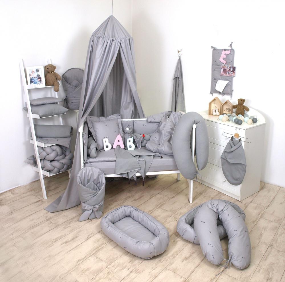 Baldachin Amy Pure Grey | Somn Linistit 250x320 cm - imagine 4