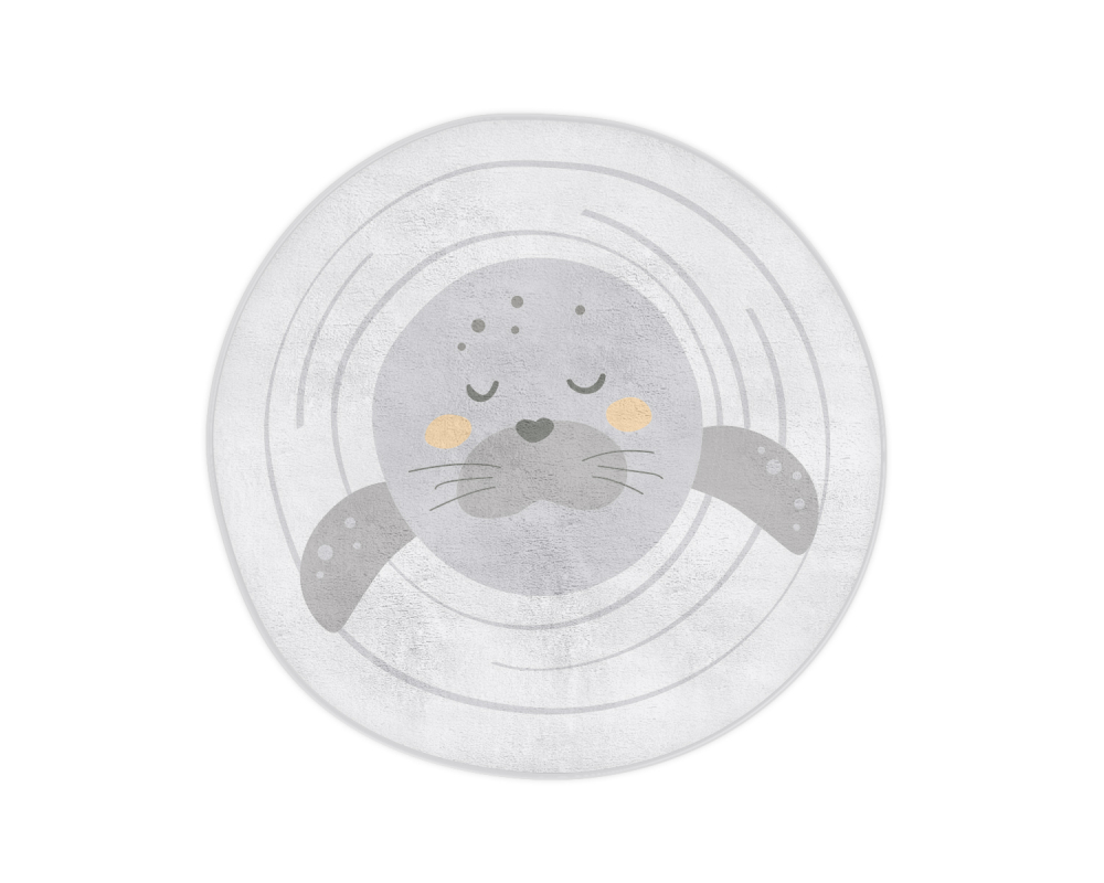 Covor Kikkaboo Seally Me - Rotund și Moale 85cm - imagine 2