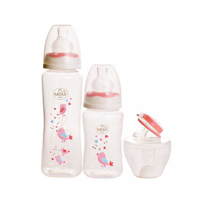 Set Minut Baby biberoane + sterilizator 0+ luni - imagine 3