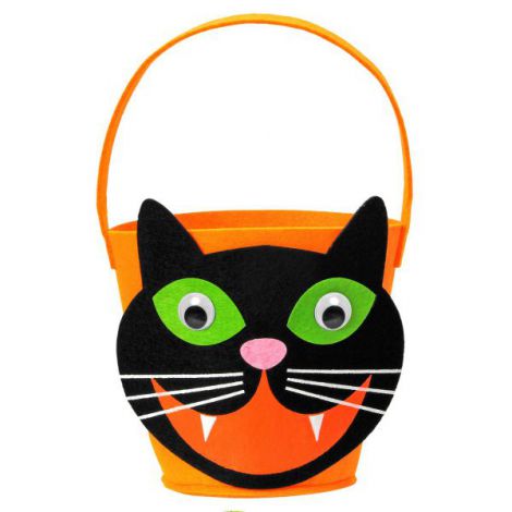 Cos Pisica Halloween Widmann - Decoratiune Originala