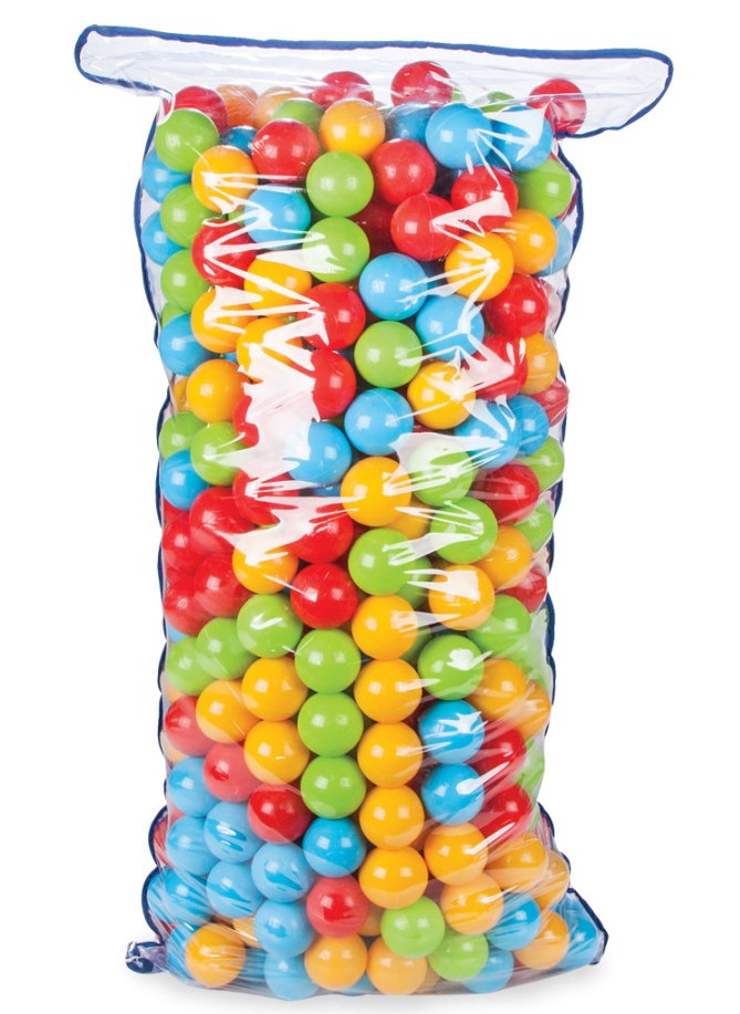 Set 500 Bile Mici 6 cm Pilsan - Jucării Exterior - imagine 3