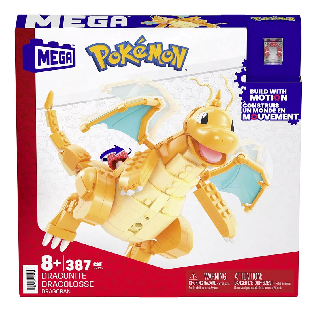 Set Constructie Mega Bloks Pokemon Dragonite